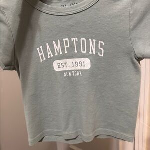 brandy hamptons baby tee